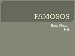 FAMOSOS - Hisar School Blogs