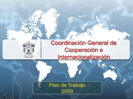 Coordinación General de Cooperación e Internacionalización