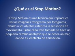 Que es el Stop Motion?