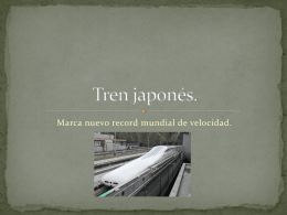 Tren japonés. - WordPress.com