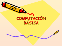 COMPUTACIÓN BÁSICA