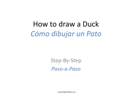 BK How to Draw a Duck Como Dibujar un Pato Step
