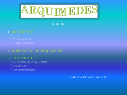 Arquímedes - emiliogalileotecno