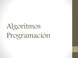 Algoritmos Programación2.