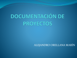 documentación de proyectos (Tema 2)