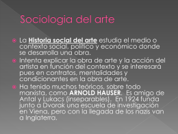 Sociologia del arte