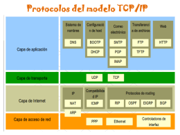 Protocolos de la capa de aplicación - computacion