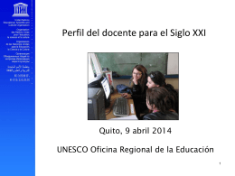 Diapositive 1 - Convenio OREALC Unesco Santillana