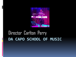Da capo school of music