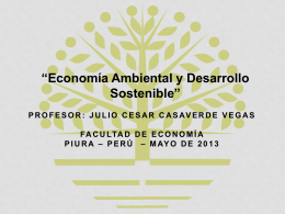 Economía Ambiental y Ecología Económica