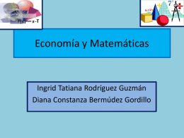 Economía y Matemáticas