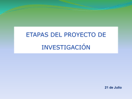 Etapas Proy Investigacion