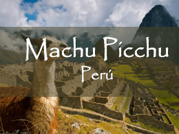 TF Machu Picchu info