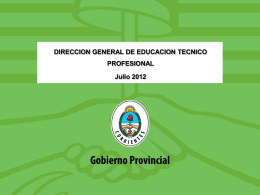 Plenario 1 Presentacion - Dirección de Educación Técnico Profesional
