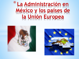 CONTENIDO - la administracion en mexico y en los paises de