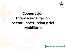 Cooperación Internacionalización Sector Construcción y del