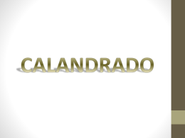 CALANDRADO.