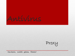 Antivirus Proxy