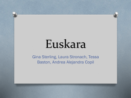 Euskara - Artsweb