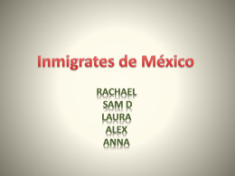Inmigrates de México - Rodgers