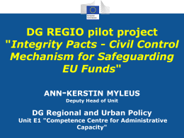 What is an Integrity Pact? - European Commission