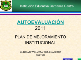 Diapositiva 1 - INSTITUCION EDUCATIVA CARDENAS CENTRO