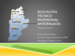 Educación técnico profesional Antofagasta. Trilogía