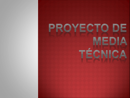 Proyecto De Media Técnica (112052)