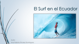 El Surf en el Ecuador