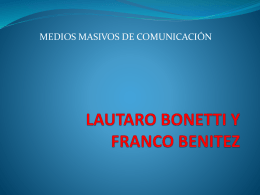 LAUTARO BONETTI Y FRANCO BENITEZ