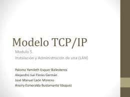 Modelo TCP IP Equipo 3