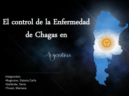 El control de la Enfermedad de Chagas en Argentina.