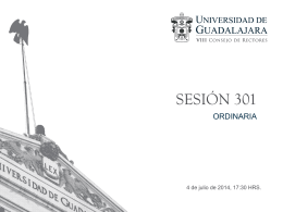 06 Previsiones 2014B - Universidad de Guadalajara