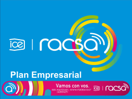 Plan Empresarial (RACSA)