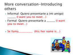 More conversation-Introducing others