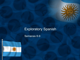 Exploratory Spanish