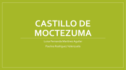 Castillo de moctezuma