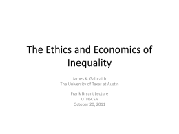Global Inequality in Brief - University of Texas Inequality Project
