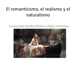 romanticismo noveno - Universo y Literatura
