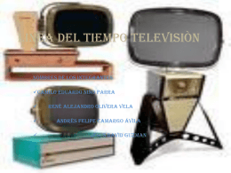 LINEA DEL TIEMPO TELEVICION