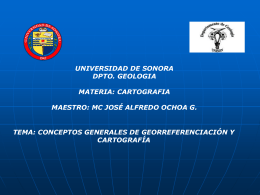 CARTOGRAFIA1-1 - Universidad de Sonora