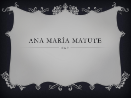 PowerPoint on Ana María Matute