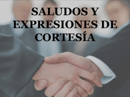 Greetings and Courtesies PowerPoint