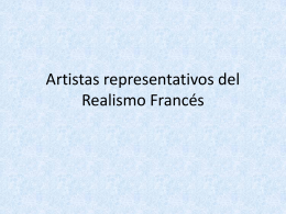 Artistas representativos del Realismo Francés