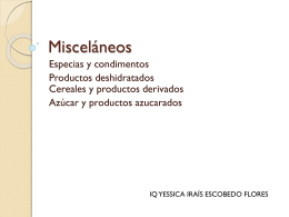 Misceláneos - FCQ-MicrodeAlimentos