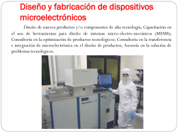 Diseño y fabricación de dispositivos microelectrónicos 1