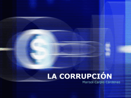 LA CORRUPCIÓN - Sociales-TIC
