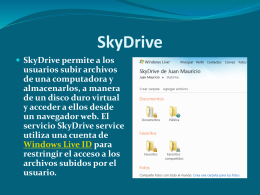 SkyDrive - equipobarichara