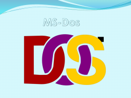 MS-Dos - computacion3b