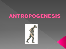 ANTOPOGENESIS - SEMEJANTESYORIGINALES